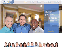 Tablet Screenshot of dovetaildental.com